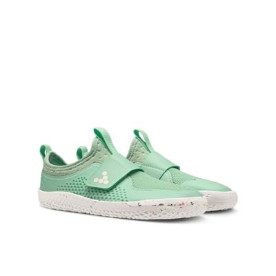 Basket Vivobarefoot Primus Sport II Enfant - Vert JFO571264